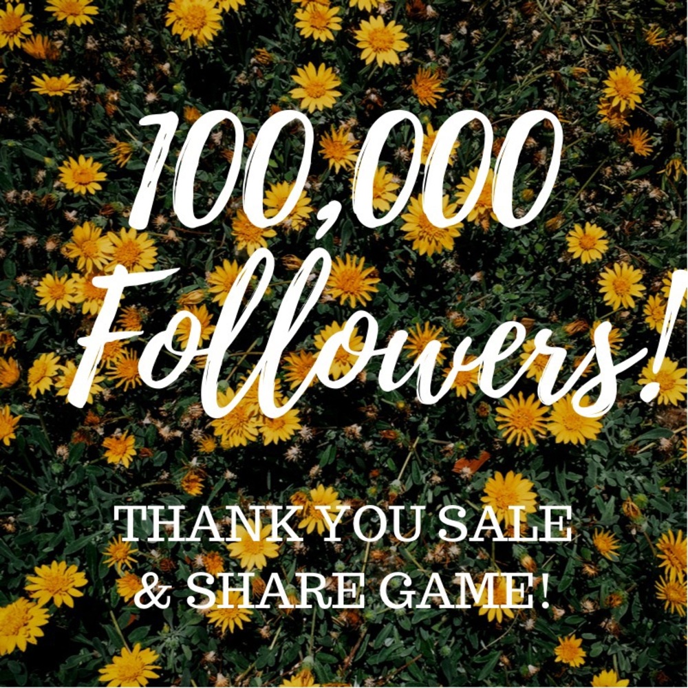 100K Thank You Sale & Share Game!!